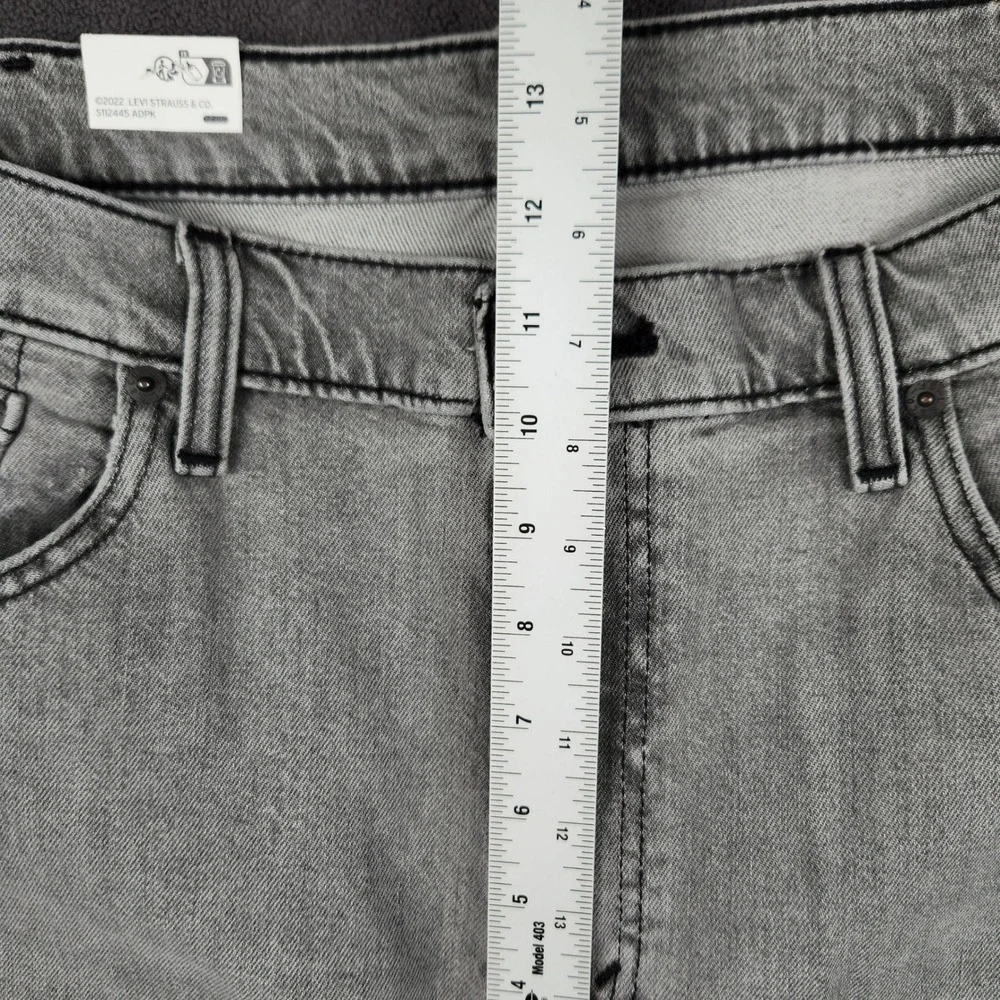 Levis 514 Straight Jeans‎ Mens 38x30 Clouded Grey Mist Flex Eco Performance NEW